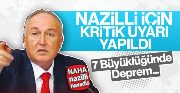 Deprem Uzmanı’ndan Aydın’a Korkutan Uyarı