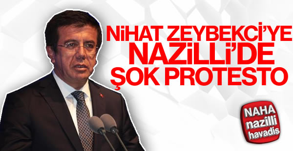 Protestocuyu, protesto ettiği Bakan kurtardı