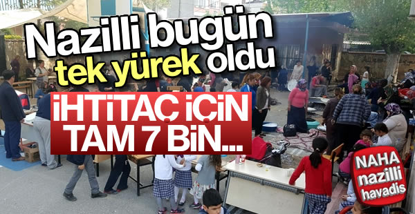 Nazilli'de okulun ihtiyaçları için öyle bir şey yaptılar ki...