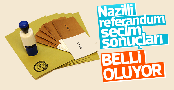 Nazilli referandum için sandık başına gitti