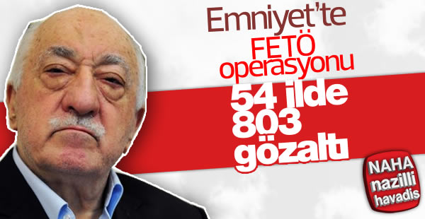 Emniyet'te FETÖ operasyonu