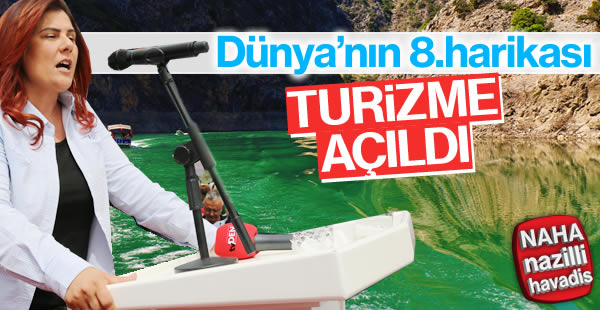 Dünyanın 8. harikası turizme açıldı