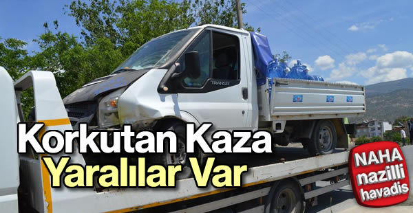 Kavşak kazası: 2 yaralı