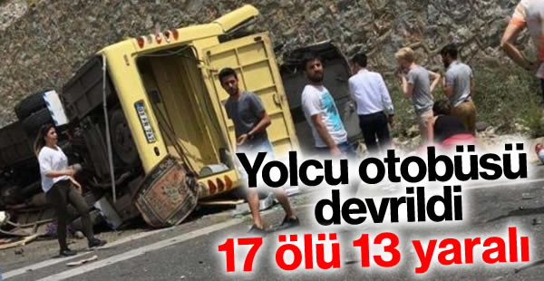 Muğla'da kaza 17 ölü