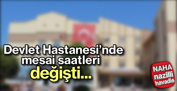 Hastane'de Mesaiye yaz sezonu ayarı