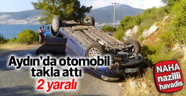 Otomobil takla attı: 2 yaralı