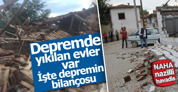 Deprem sonrası görüntüler