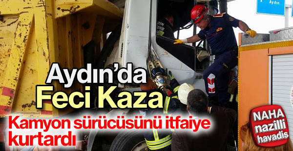 Aydın'da feci kaza