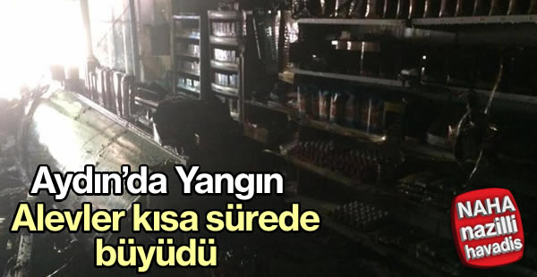 Kıraathanede başlayan yangın hızla büyüdü