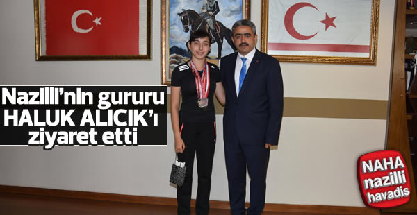 Ceren Ayrancı Başkan Haluk Alıcık’ı ziyaret etti