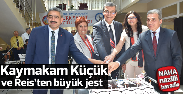 Huzurevi Sakinlerine Kaymakam ve Başkan’dan Jest