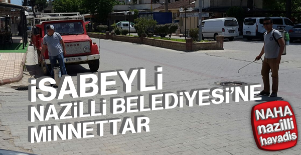 İsabeyli Muhtarı mahalleli adına Alıcık'a teşekkür etti