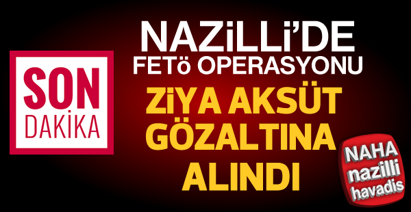 Ziya Aksüt Fetö'den Gözaltına Alındı