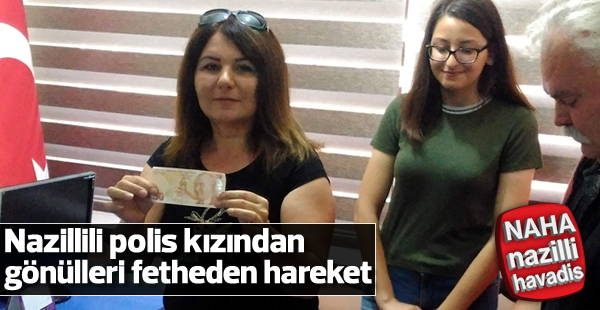 Polis kızı kazandığı ödülü şehit ailelerine bağışladı