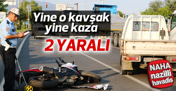 Nazilli’de motosiklet kazası