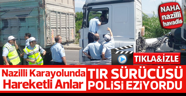 Tır sürücüsü trafikte terör estirdi