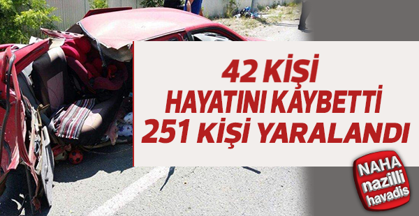 Trafik canavarları bayramda iş başında