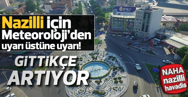 Meteoroloji'den uyarı üzerine uyarı