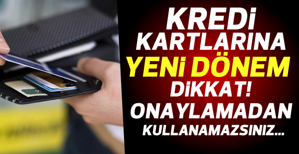 Kredi kartı kullananlar dikkat!