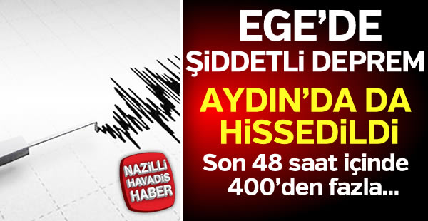 Ege'de şiddetli deprem