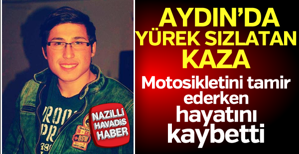 Motosiklet almaya geldi hayatını kaybetti