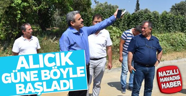 Reis güne böyle başladı