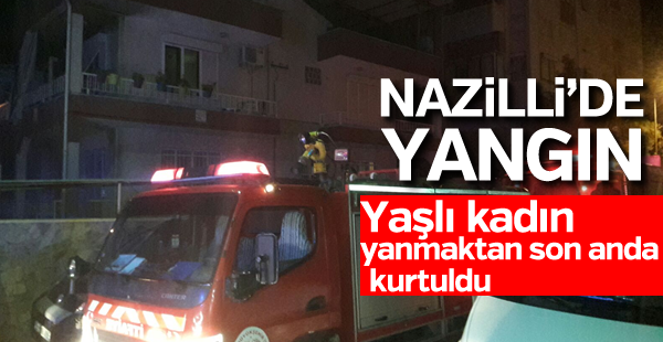 Nazilli'de yangın