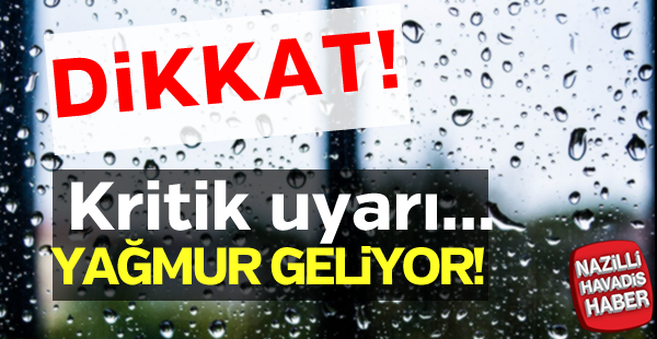 Dikkat! Meteoroloji uyardı