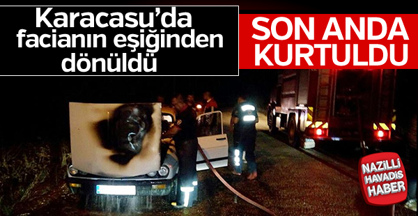 Karacasu'da faciadan dönüldü