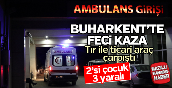 Buharkent'te feci kaza!