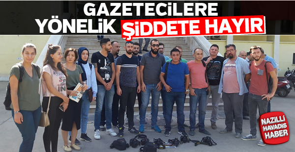 Gazeteciler kendilerine yönelik saldırılara tepki gösterdi