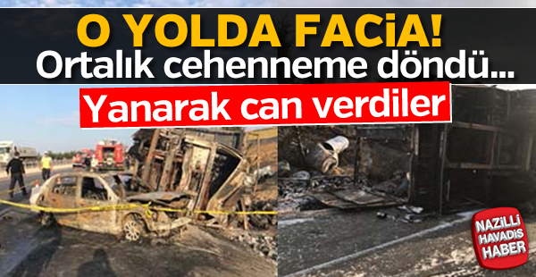 O yolda facia! Ortalık Cehenneme döndü