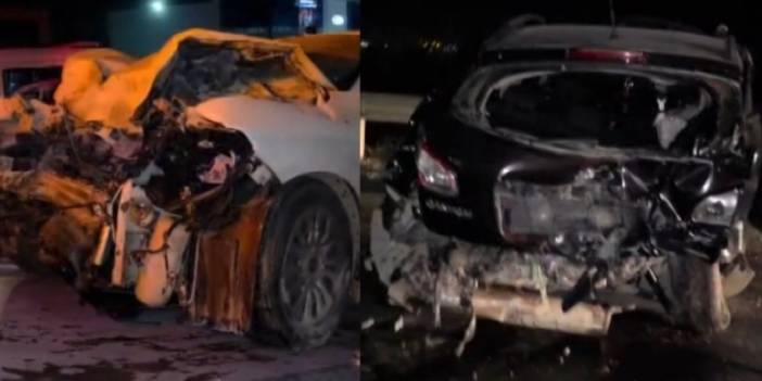 İki otomobilin çarpıştığı kazada 4 kişi yaralandı