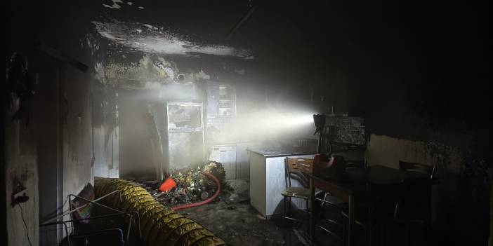 Nazilli’de korkutan ev yangını!