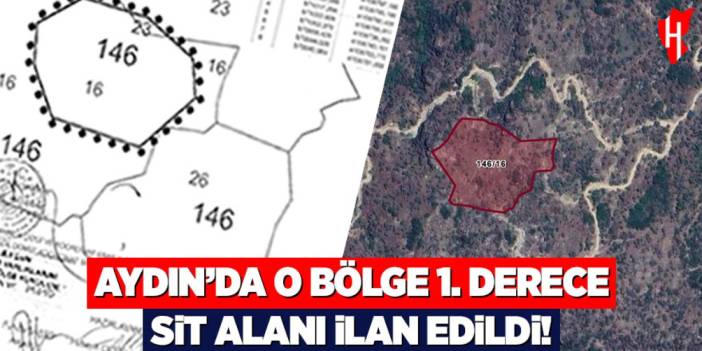 Aydın’da o bölge 1. Derece Sit Alanı ilan edildi