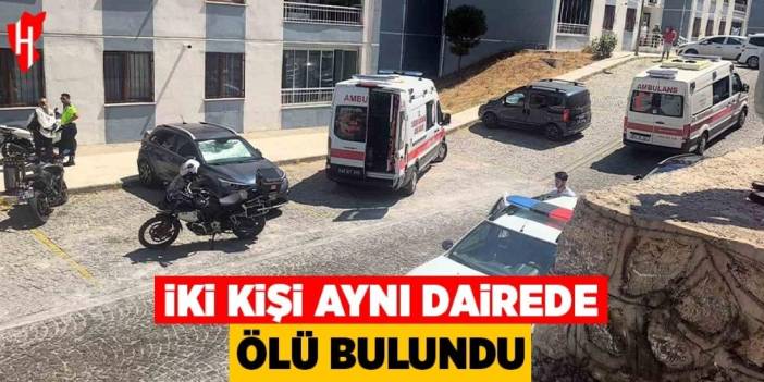 İki kişi aynı dairede ölü bulundu